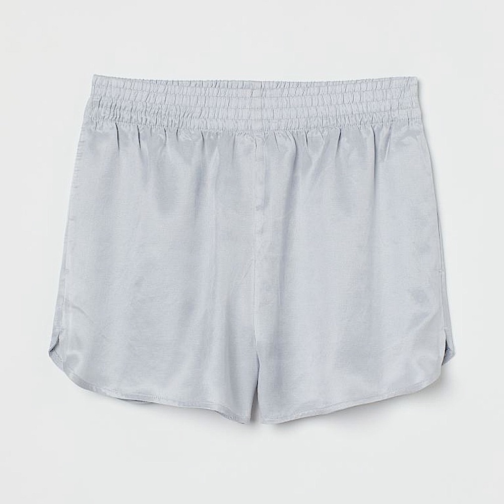 H&M pull-on shorts, light blue, medium size